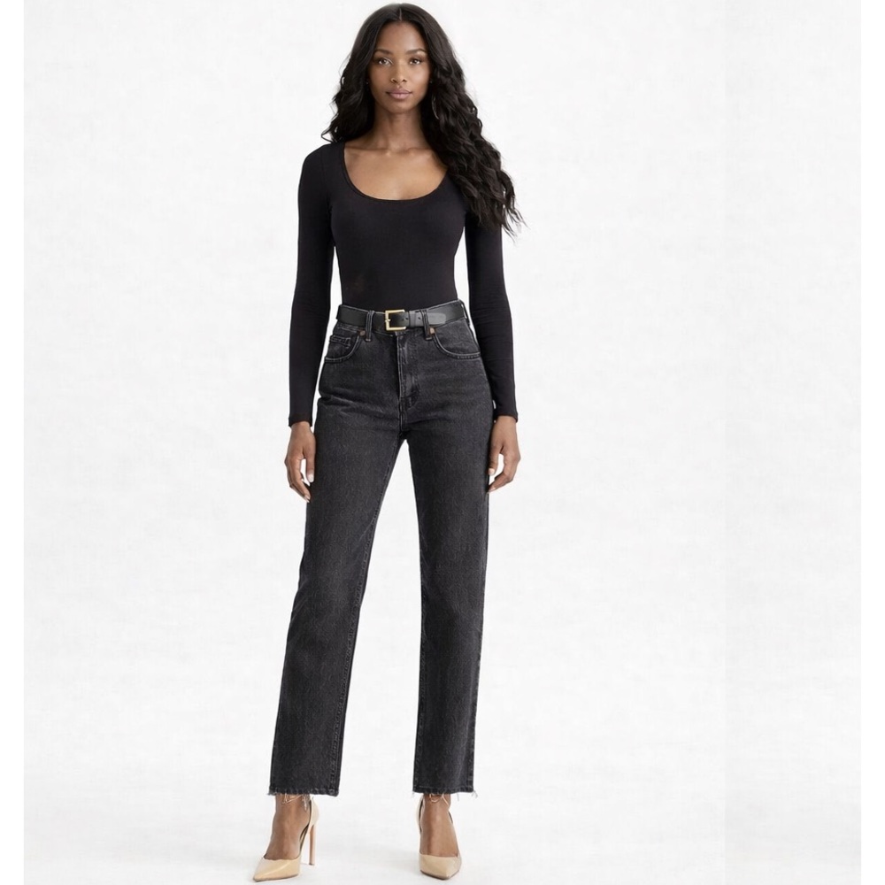 Levi’s 501 Jeans High Rise 100% Cotton straight leg 31 x 30 Faded Black wash - Picture 16 of 16